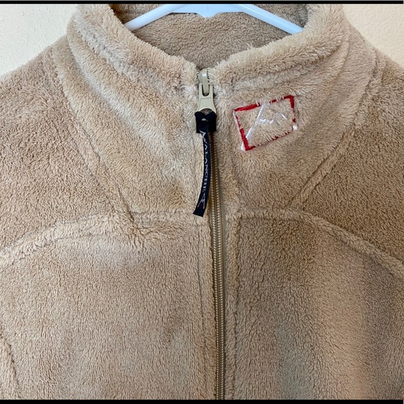 Avalanche Fuzzy Fleece Tan Vest Large - Picture 3 of 8